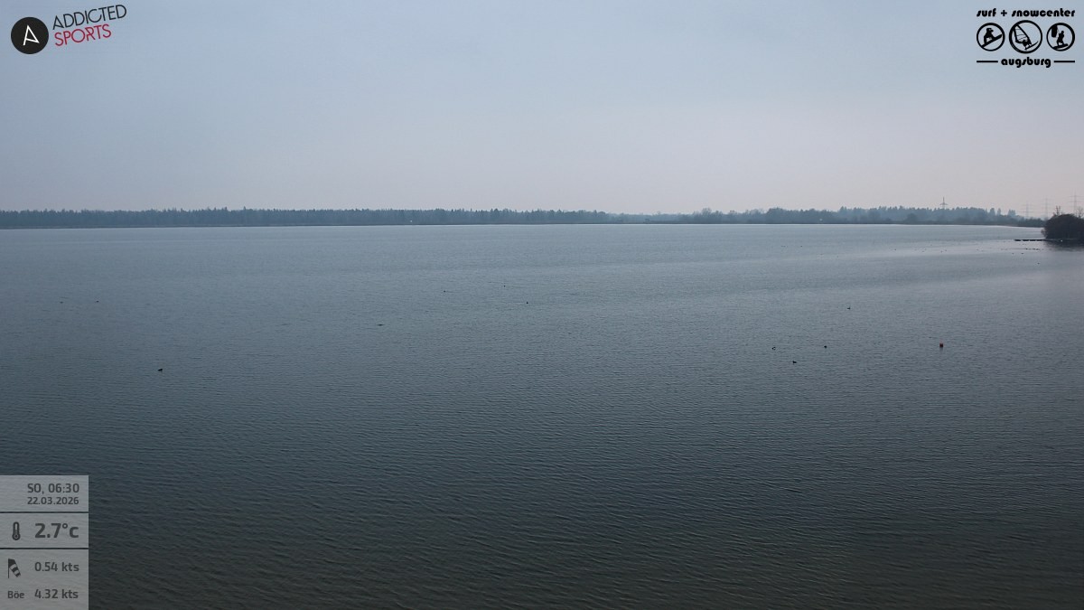 Archiv Foto Webcam Mandichosee - Lechstaustufe 23