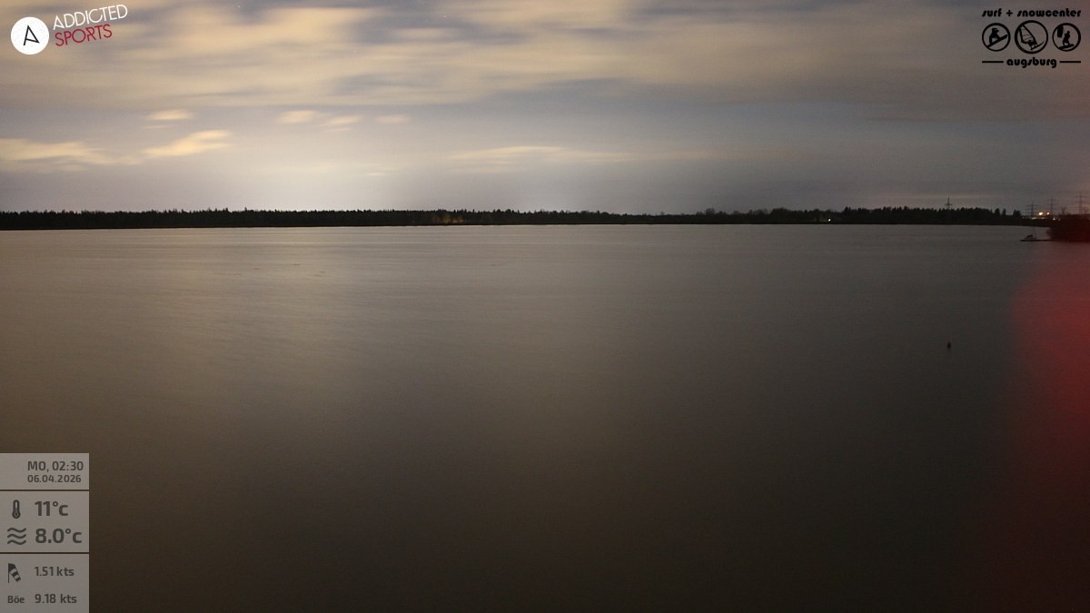 Archiv Foto Webcam Mandichosee - Lechstaustufe 23