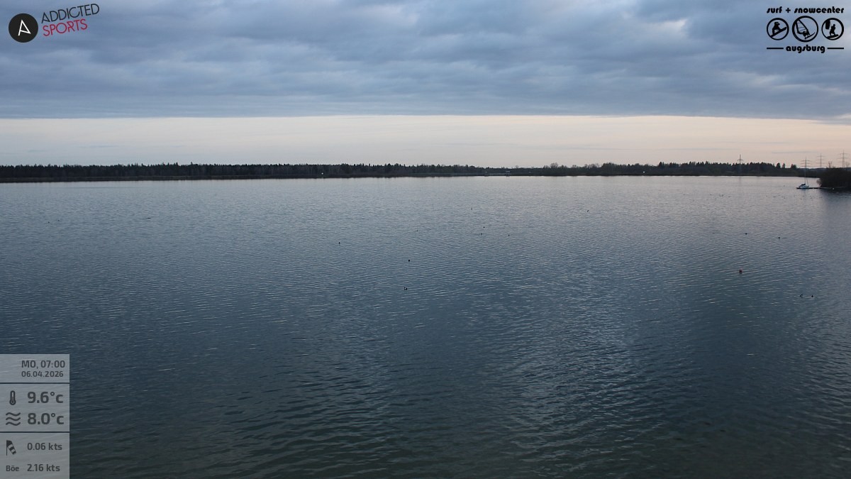 Archiv Foto Webcam Mandichosee - Lechstaustufe 23