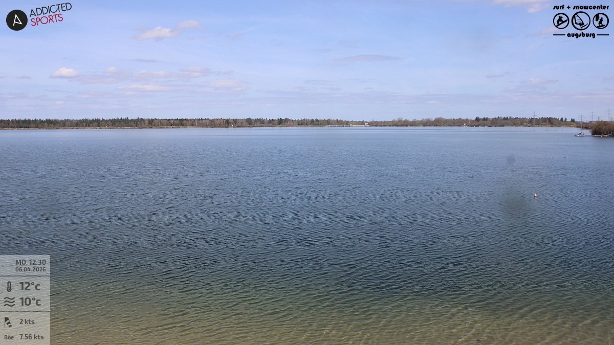 Archiv Foto Webcam Mandichosee - Lechstaustufe 23