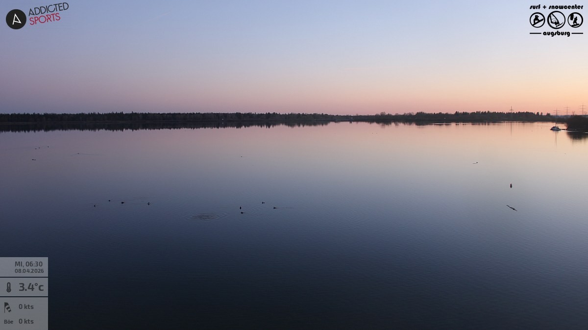 Archiv Foto Webcam Mandichosee - Lechstaustufe 23