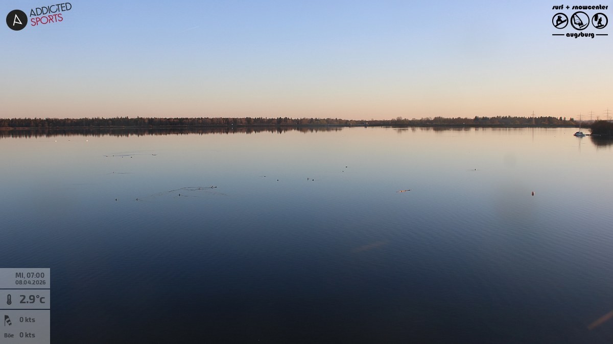 Archiv Foto Webcam Mandichosee - Lechstaustufe 23