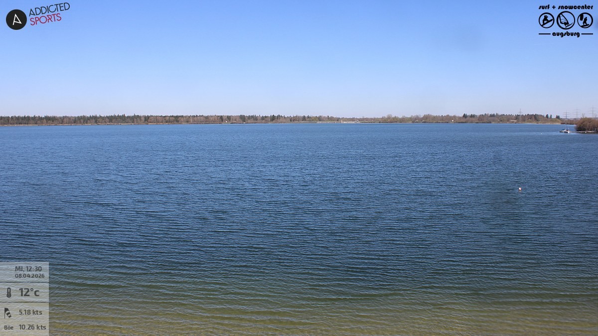 Archiv Foto Webcam Mandichosee - Lechstaustufe 23