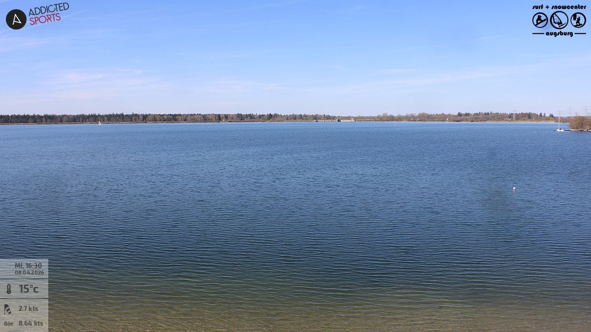 Archiv Foto Webcam Mandichosee - Lechstaustufe 23