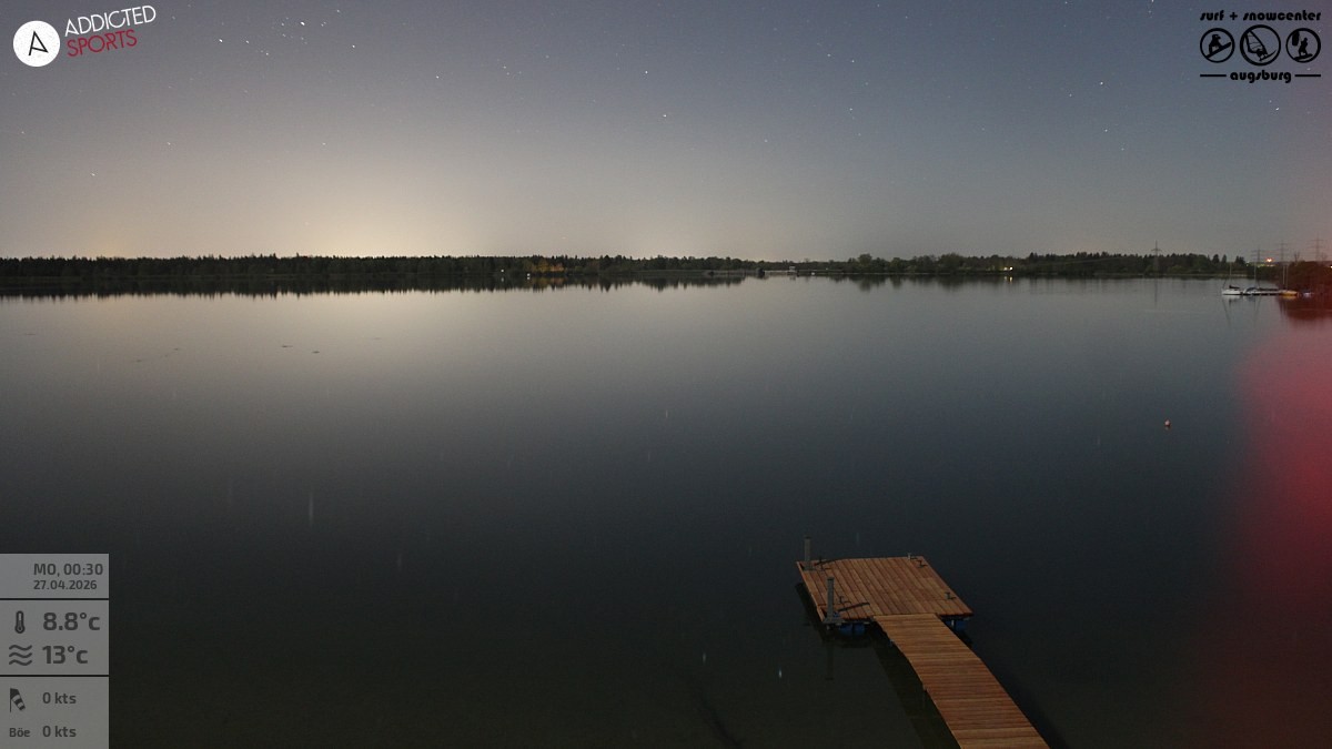 Archiv Foto Webcam Mandichosee - Lechstaustufe 23