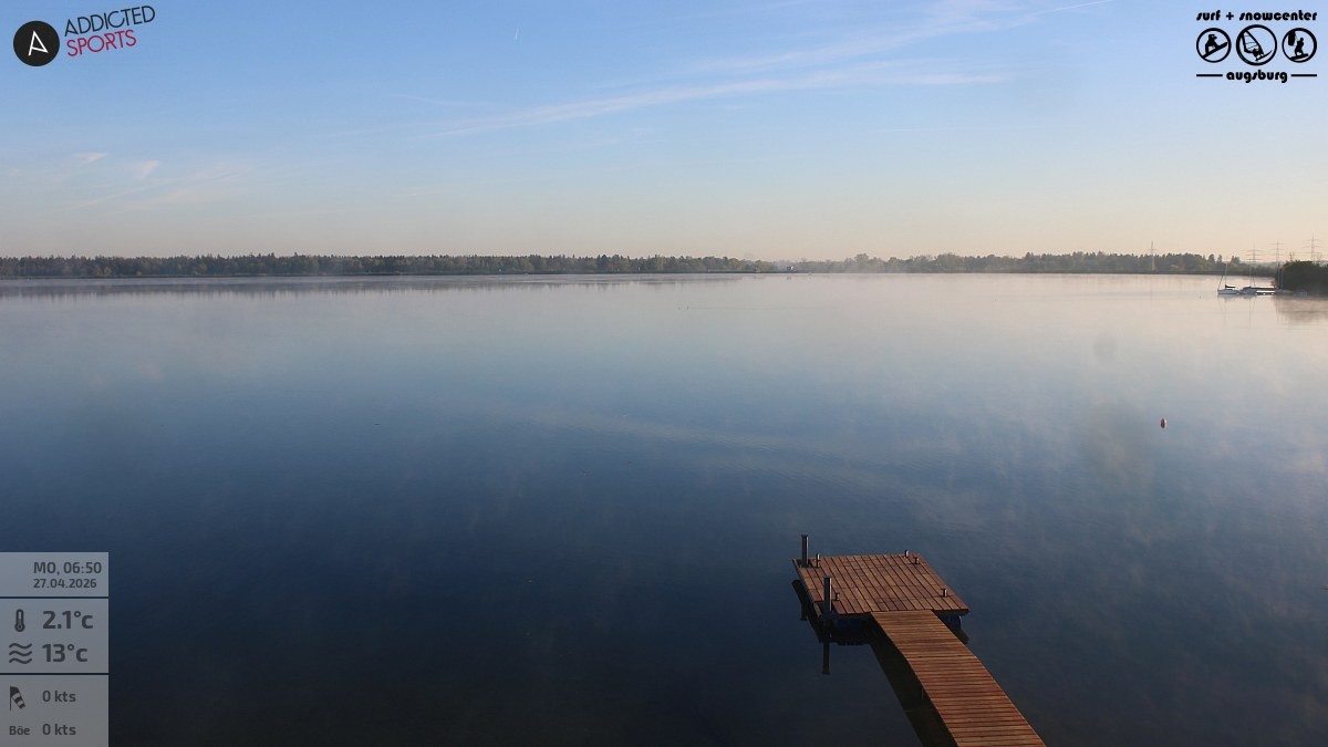 Archiv Foto Webcam Mandichosee - Lechstaustufe 23