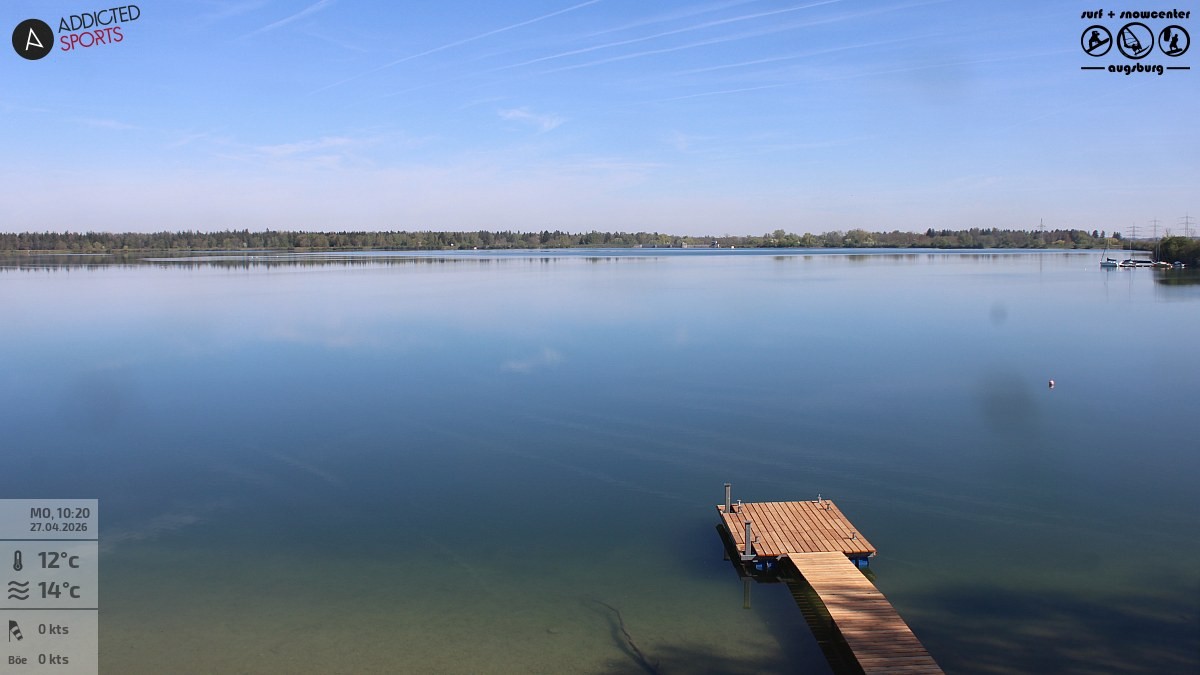 Archiv Foto Webcam Mandichosee - Lechstaustufe 23