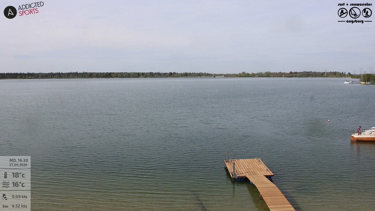 Archiv Foto Webcam Mandichosee - Lechstaustufe 23