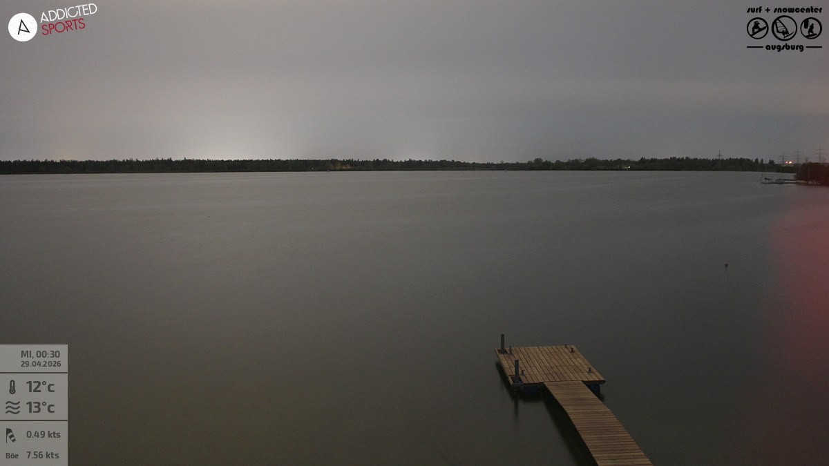 Archiv Foto Webcam Mandichosee - Lechstaustufe 23