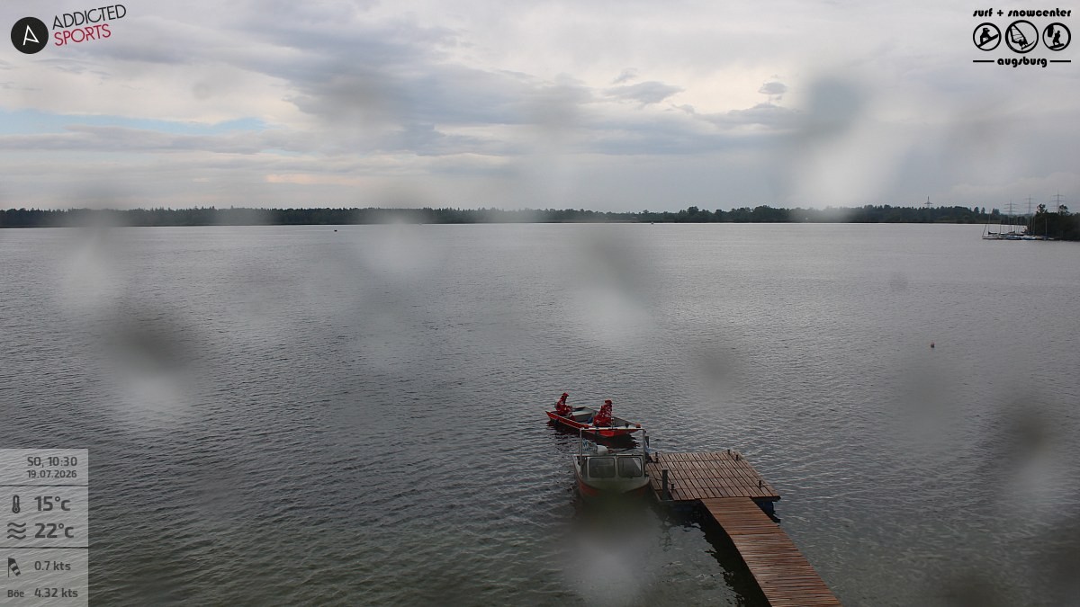 Archiv Foto Webcam Mandichosee - Lechstaustufe 23