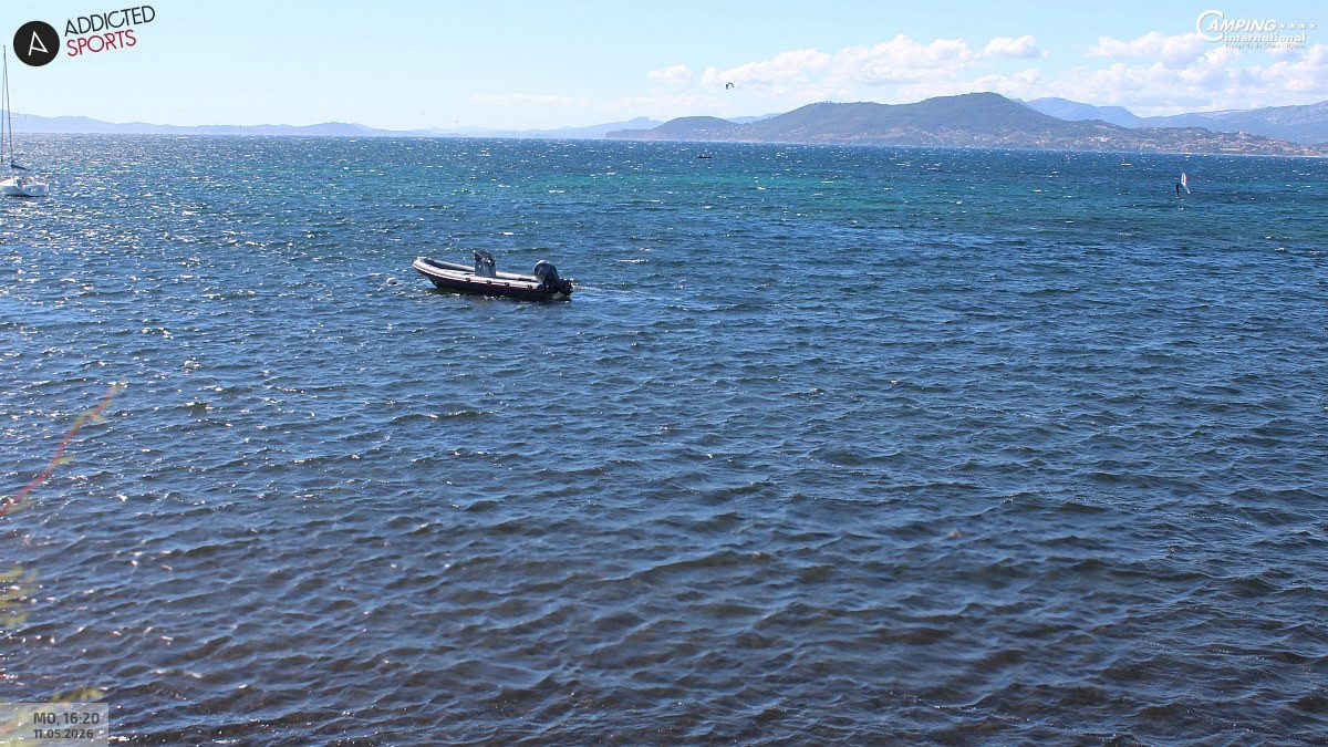 Archiv Foto Webcam Hyeres Almanarre - Blick auf das Meer