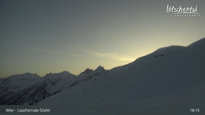 Archiv Foto Lötschental Lauchernalp - Webcam Stafel