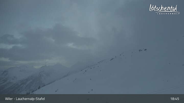Archiv Foto Lötschental Lauchernalp - Webcam Stafel