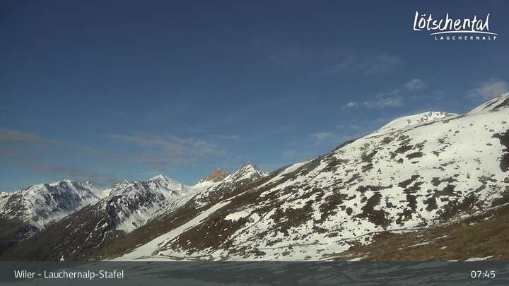 Archived image Webcam Lötschental Lauchernalp