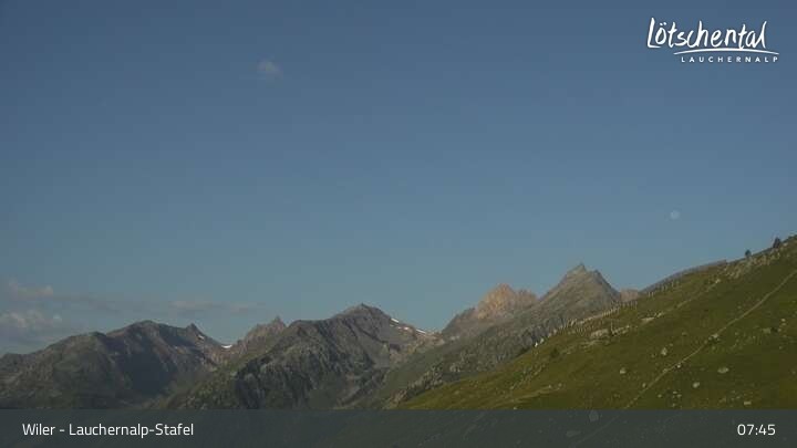Archived image Webcam Lötschental Lauchernalp