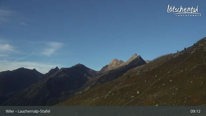 Archiv Foto Lötschental Lauchernalp - Webcam Stafel