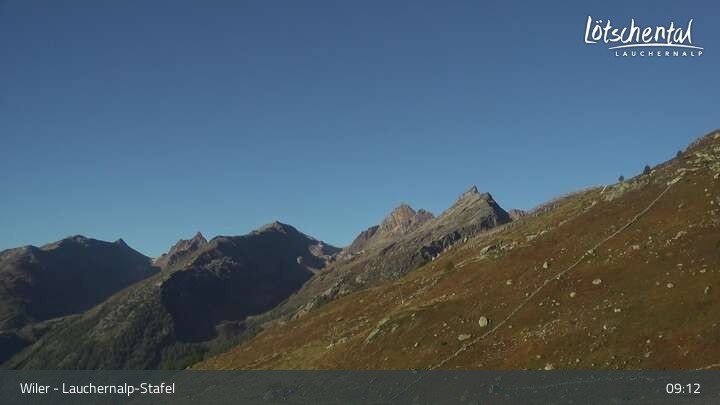 Archived image Webcam Lötschental Lauchernalp