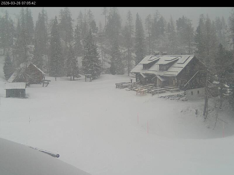 Archived image Webcam Galstersberg: Mountain Hut