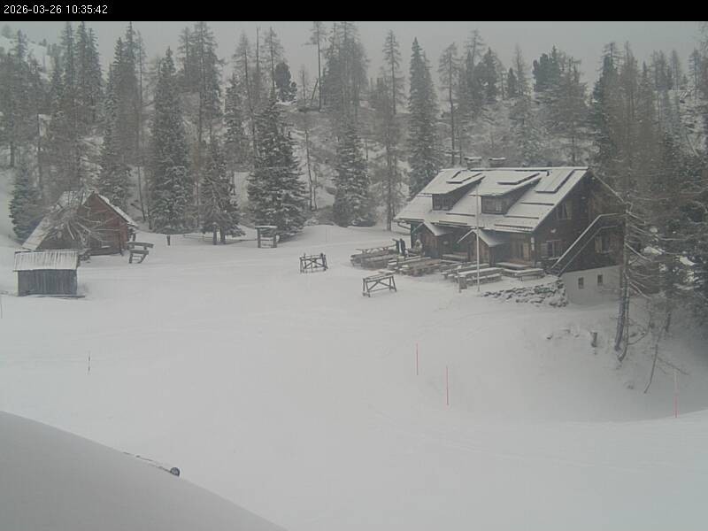 Archived image Webcam Galstersberg: Mountain Hut