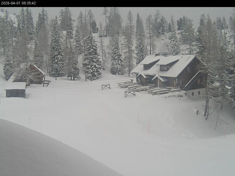 Archived image Webcam Galstersberg: Mountain Hut