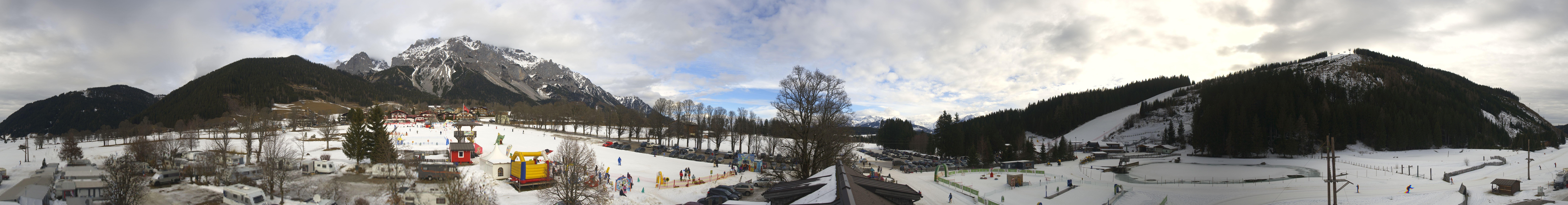 Archived image Webcam Camping Ramsau Beach (Schladming-Dachstein)