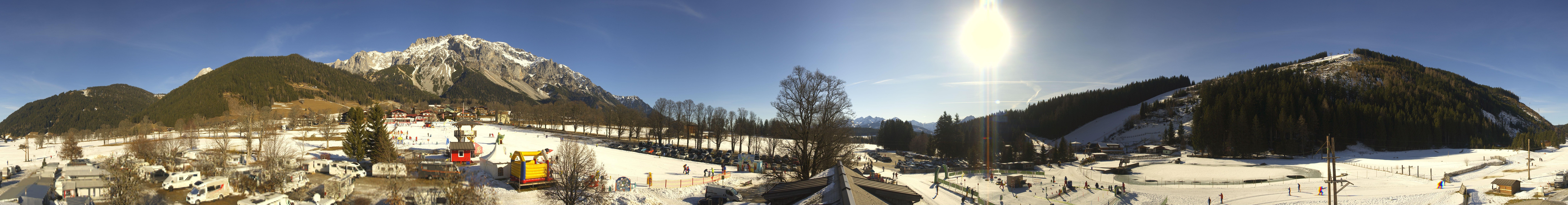 Archived image Webcam Camping Ramsau Beach (Schladming-Dachstein)