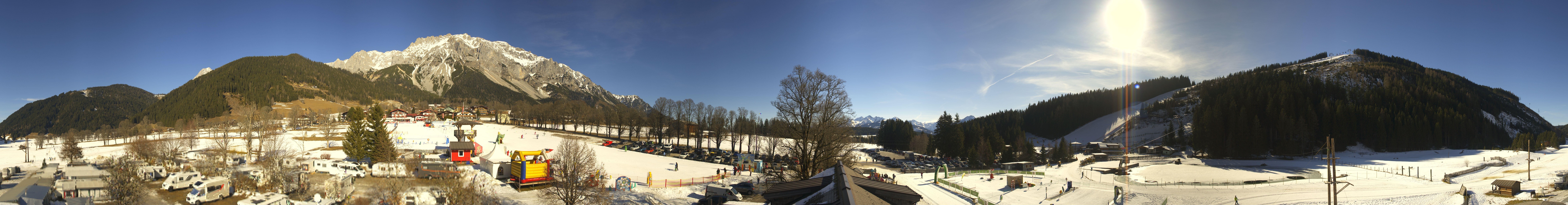 Archived image Webcam Camping Ramsau Beach (Schladming-Dachstein)