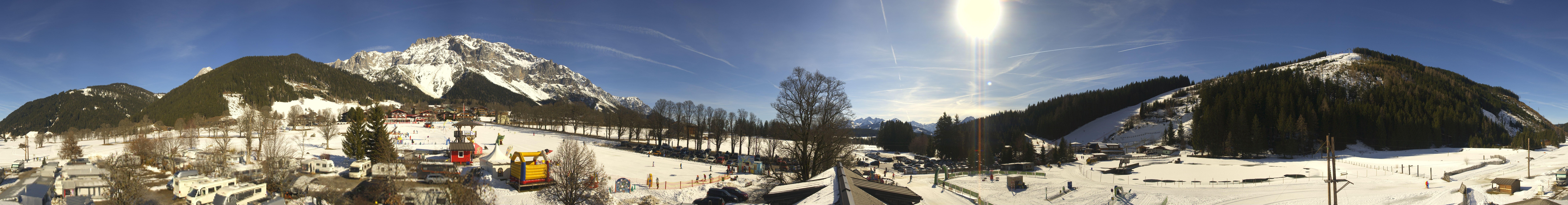 Archived image Webcam Camping Ramsau Beach (Schladming-Dachstein)