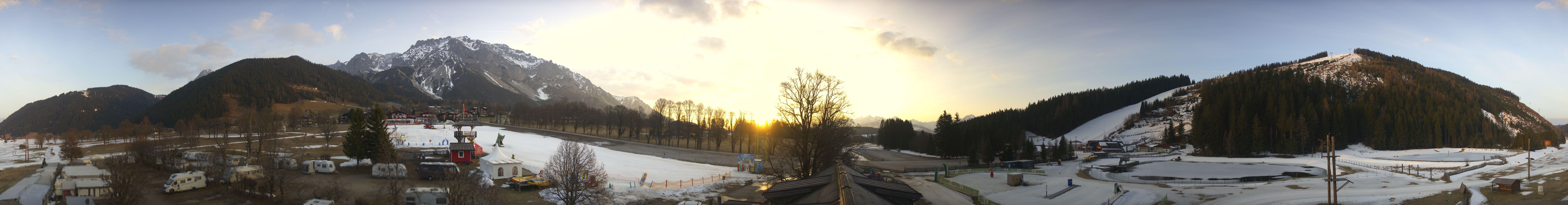 Archived image Webcam Camping Ramsau Beach (Schladming-Dachstein)