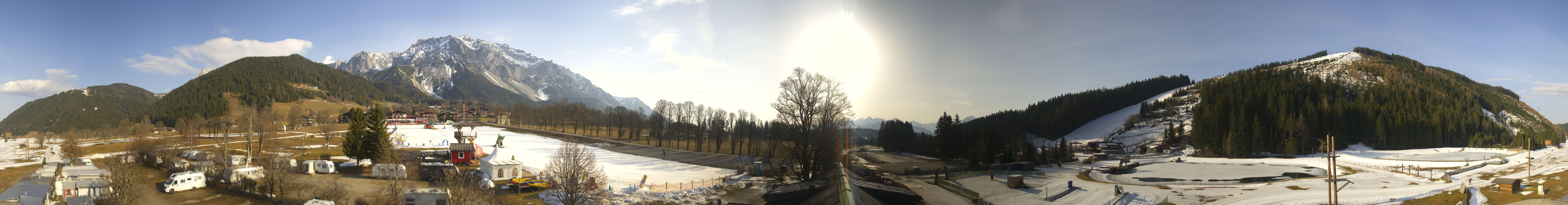 Archived image Webcam Camping Ramsau Beach (Schladming-Dachstein)