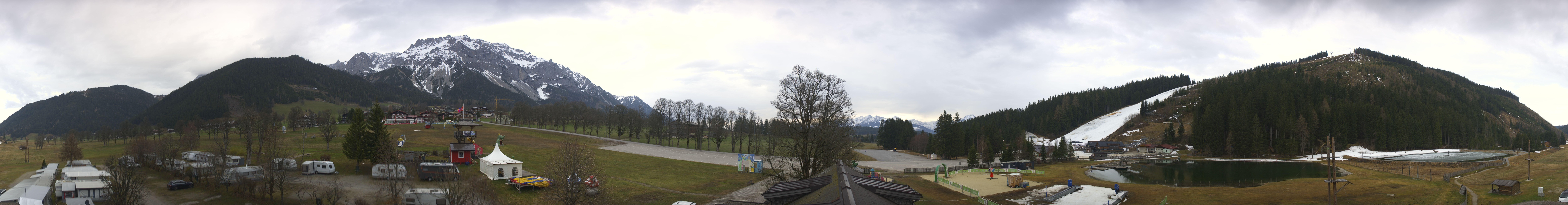 Archived image Webcam Camping Ramsau Beach (Schladming-Dachstein)