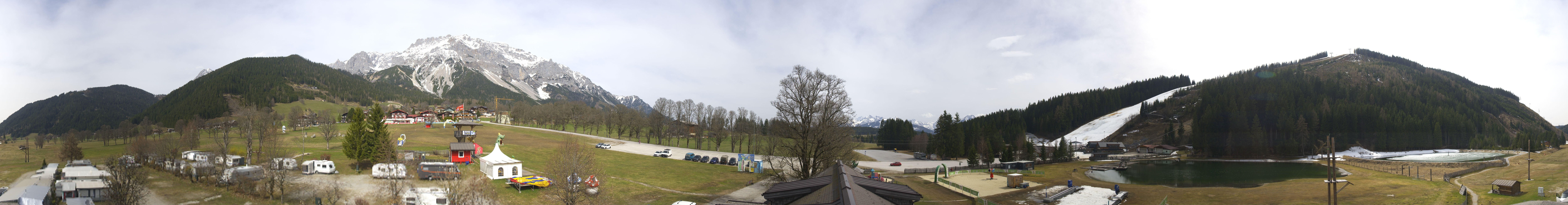 Archived image Webcam Camping Ramsau Beach (Schladming-Dachstein)