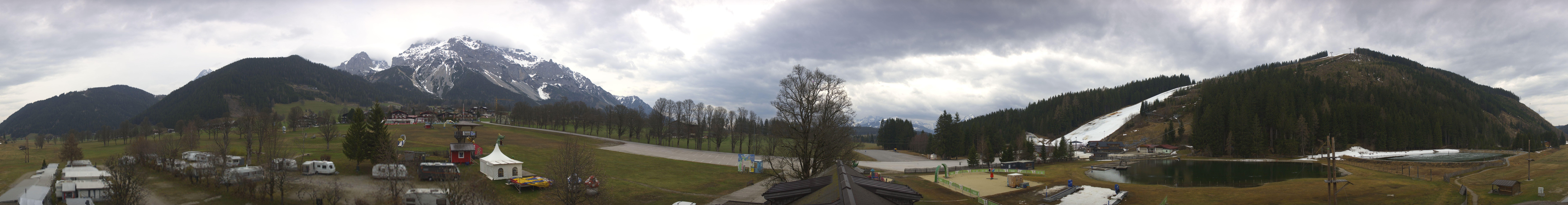 Archived image Webcam Camping Ramsau Beach (Schladming-Dachstein)