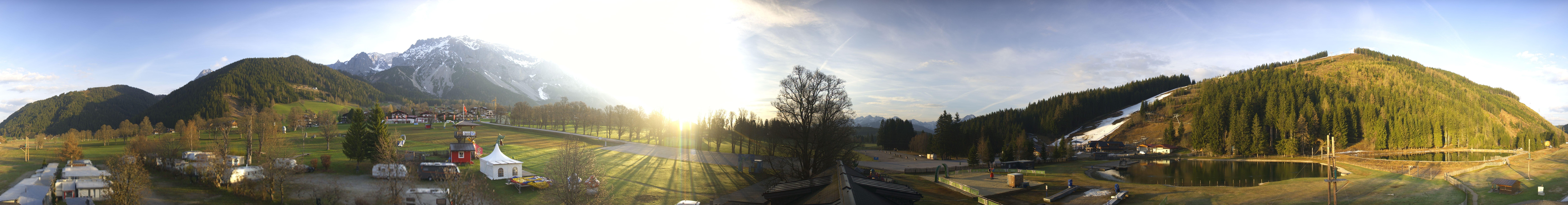 Archived image Webcam Camping Ramsau Beach (Schladming-Dachstein)