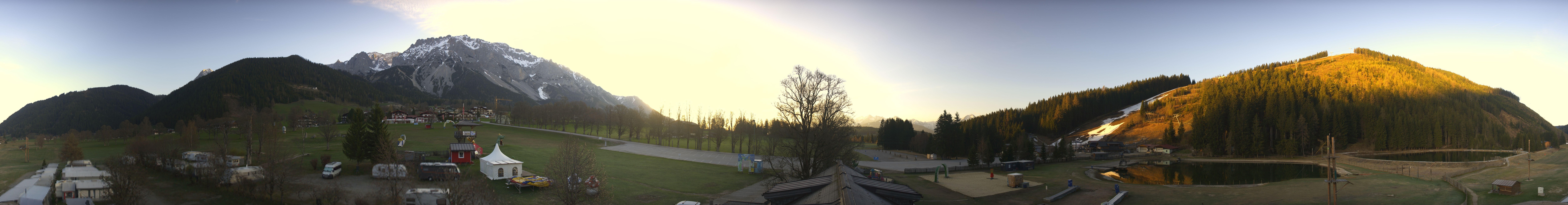 Archived image Webcam Camping Ramsau Beach (Schladming-Dachstein)