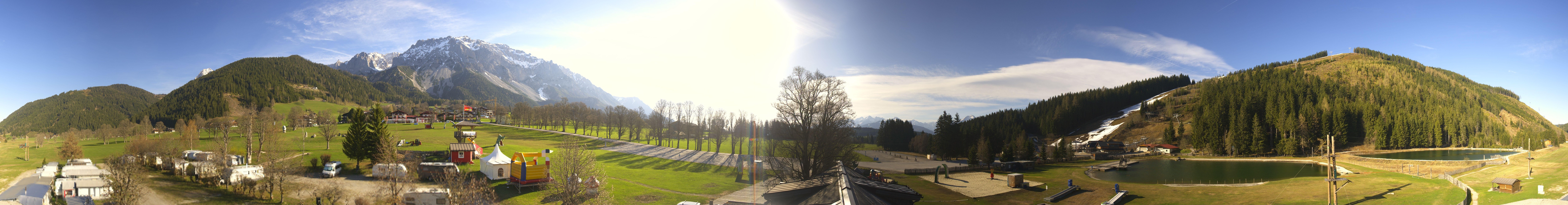 Archived image Webcam Camping Ramsau Beach (Schladming-Dachstein)