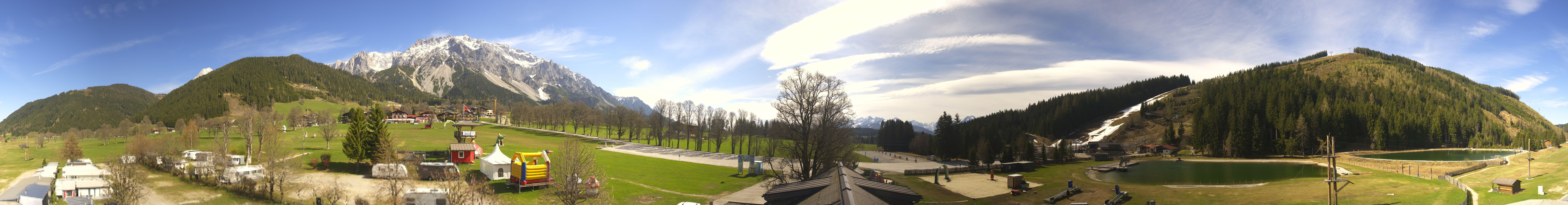 Archived image Webcam Camping Ramsau Beach (Schladming-Dachstein)