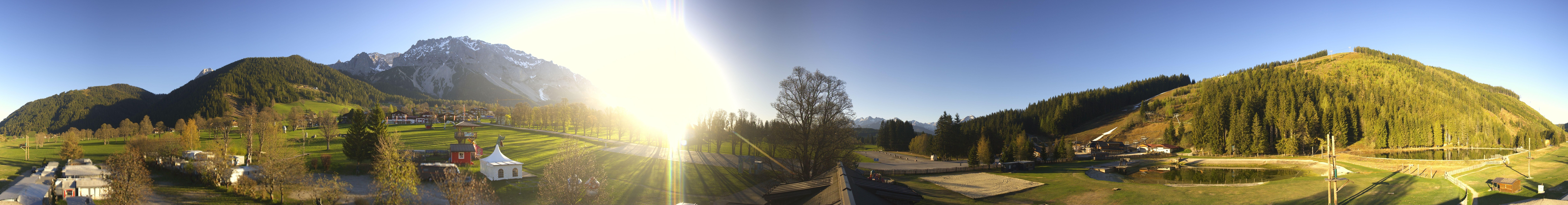 Archived image Webcam Camping Ramsau Beach (Schladming-Dachstein)