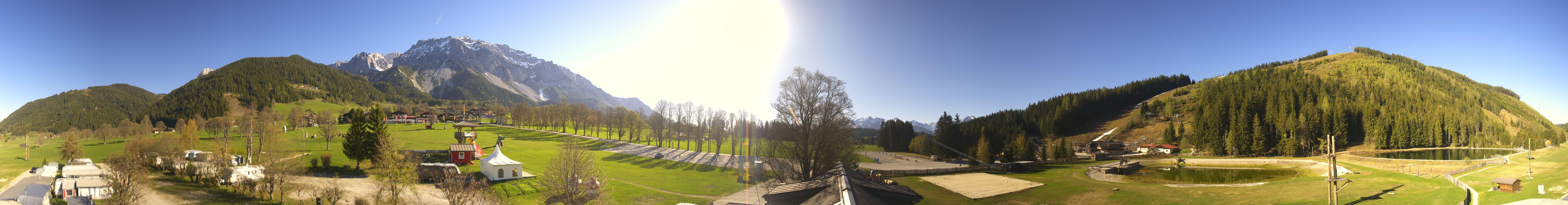Archived image Webcam Camping Ramsau Beach (Schladming-Dachstein)