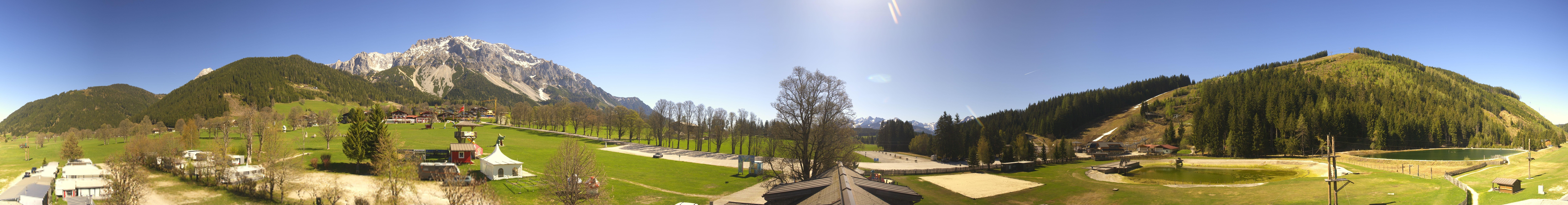 Archived image Webcam Camping Ramsau Beach (Schladming-Dachstein)