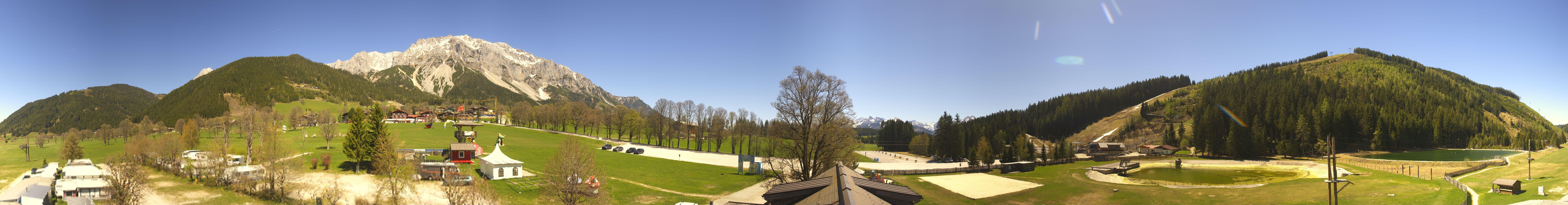 Archived image Webcam Camping Ramsau Beach (Schladming-Dachstein)