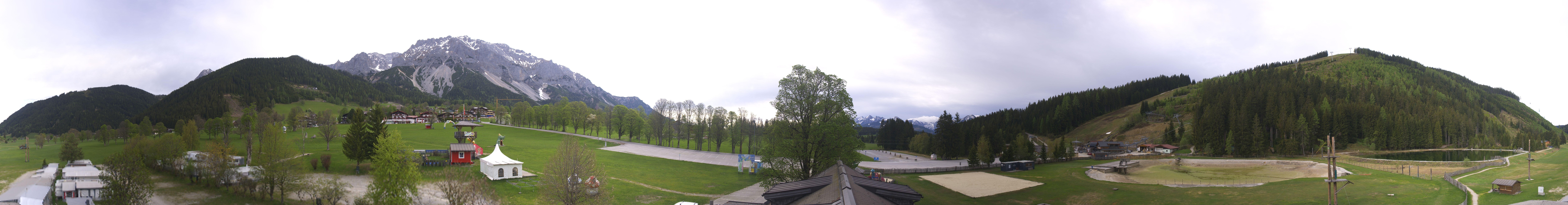 Archived image Webcam Camping Ramsau Beach (Schladming-Dachstein)