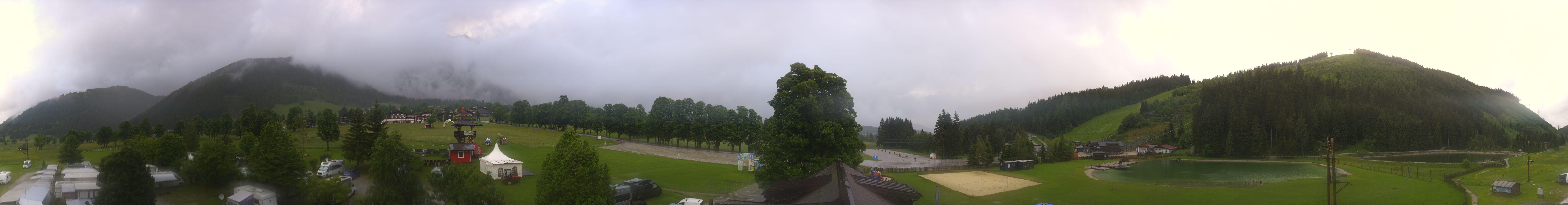 Archived image Webcam Camping Ramsau Beach (Schladming-Dachstein)
