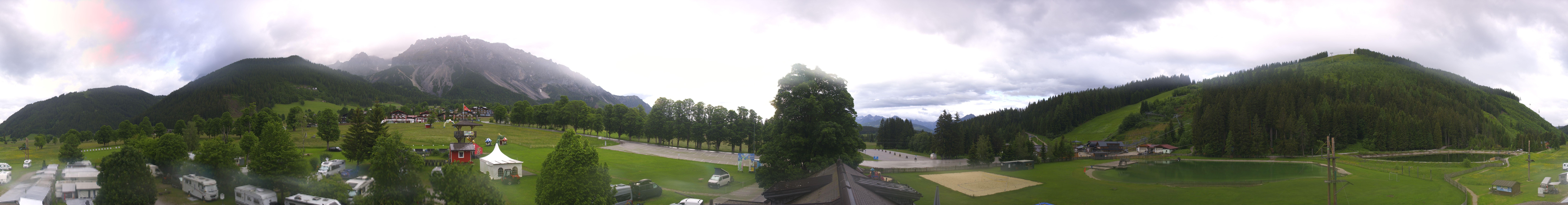 Archived image Webcam Camping Ramsau Beach (Schladming-Dachstein)