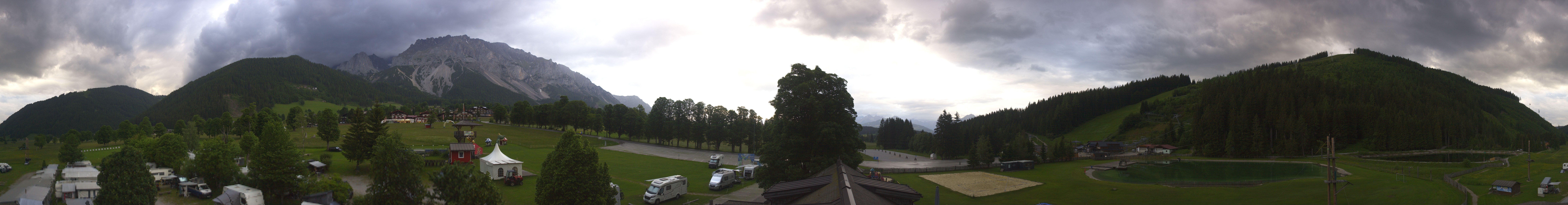 Archived image Webcam Camping Ramsau Beach (Schladming-Dachstein)