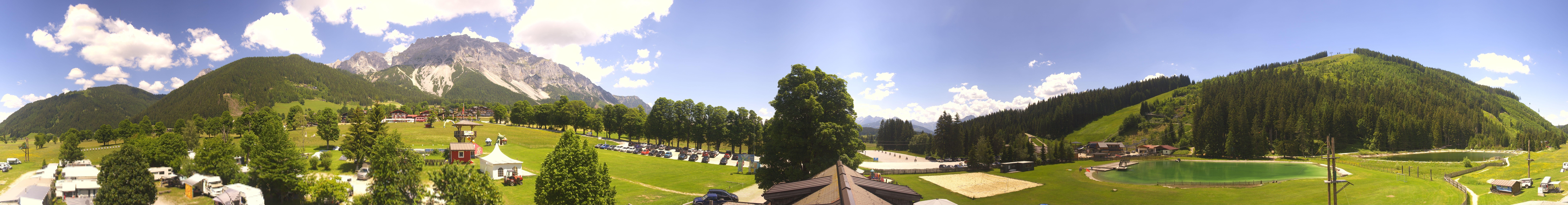 Archived image Webcam Camping Ramsau Beach (Schladming-Dachstein)