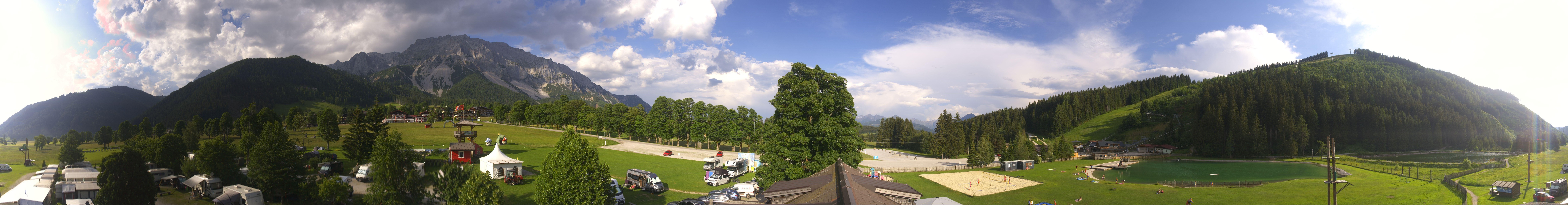 Archived image Webcam Camping Ramsau Beach (Schladming-Dachstein)