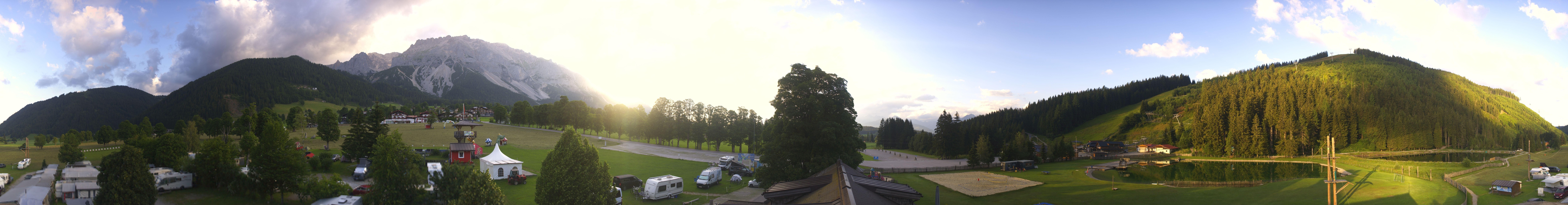 Archived image Webcam Camping Ramsau Beach (Schladming-Dachstein)