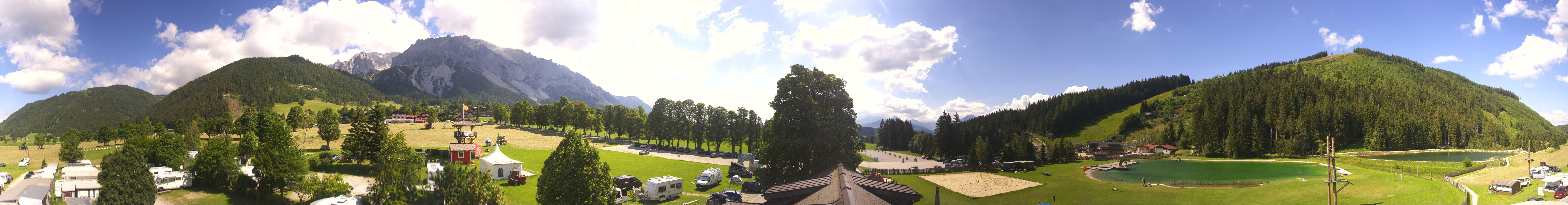 Archived image Webcam Camping Ramsau Beach (Schladming-Dachstein)