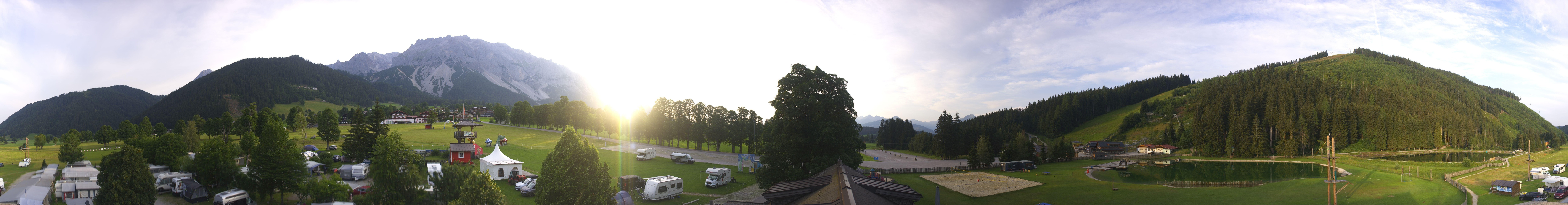 Archived image Webcam Camping Ramsau Beach (Schladming-Dachstein)